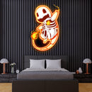 Charmander Plexiglass Neon Art, Pokemon Neon Sign, Neon Light Sign, Neon Wall Art, Neon Sign, Neon Light Sign, Neon Gifts, Gamer Gifts