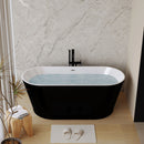 Glossy Freestanding Bathtub With Toe Tap Drain by HouseOfZazla