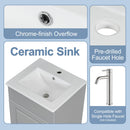 Bathroom Vanity With Sink, Cabinet With Adjustable Shelf