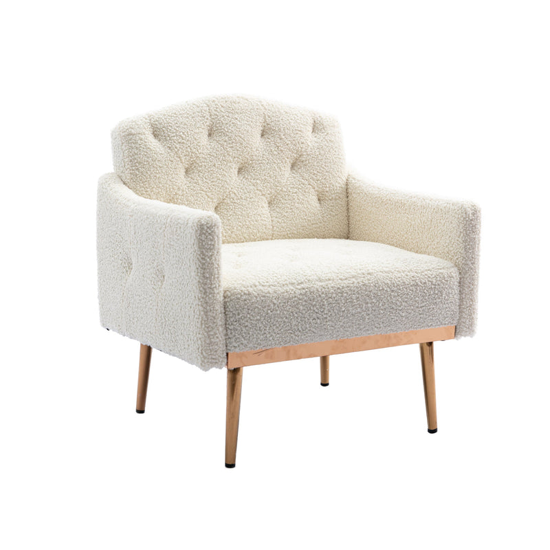 Walker Edison | Classic Modern Tufted Teddy Accent Chair