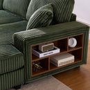 U-Shaped Convertible Sofa, 4 Seater Large Living Room Lounge