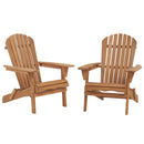 Oversize Outdoor Folding Adirondack Chair, Patio Chair For Garden by HouseOfZazla