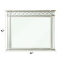 Varian - Mirrored Designed Mirror - Silver