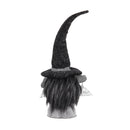 Set of 2 Black Fabric Gnomes with 'Boo' Banner