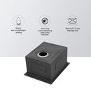 Laundry Workstation Undermount Utility Sink, Deep Single Bowl