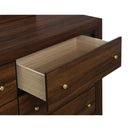 Anza - 6 Drawer Dresser Cabinet - Walnut by HouseOfZazla