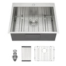 Stainless Steel Drop In Kitchen Sink, Topmount by HouseOfZazla