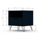 Rockefeller - Nightstand With 1 Drawer by HouseOfZazla