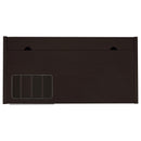 Maxim - 2 Drawer Computer Desk With Lift Top Storage And Power Outlet - Cappuccino