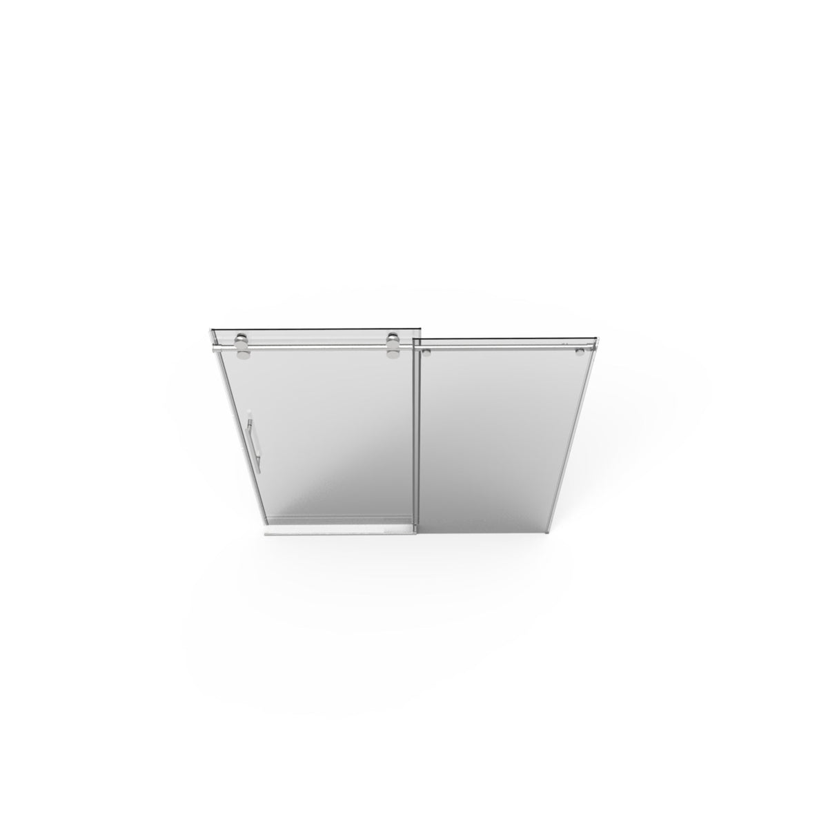 56"-60"W x 76"H Frameless Shower Door, photo 9 of 10