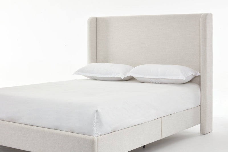 Walker Edison | Harper Tall 54" Headboard Upholstered Queen Bed