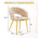 Puffy Bubble, Ball Chain Chairs For Dining Room (Set of 2) by Unique Piece Furniture