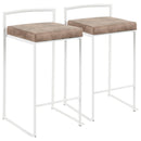 Fuji - Simple Elegance, Contemporary Stackable Counter Stool by Unique Piece Furniture