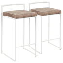 Fuji - Simple Elegance, Contemporary Stackable Counter Stool by Unique Piece Furniture