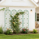 Metal Garden Trellis Rustproof Trellis For Climbing Plant Outdoor Flower Support