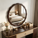 Round Wood Wall Mirror - 31.5"