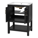 Modern Bathroom Vanity With Elegant Twill Design