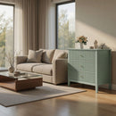 Fluted 3 Drawer Nightstand With Soft Close Slides by HouseOfZazla