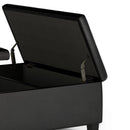 Ellis - Coffee Table Storage Ottoman Contemporary Design by HouseOfZazla