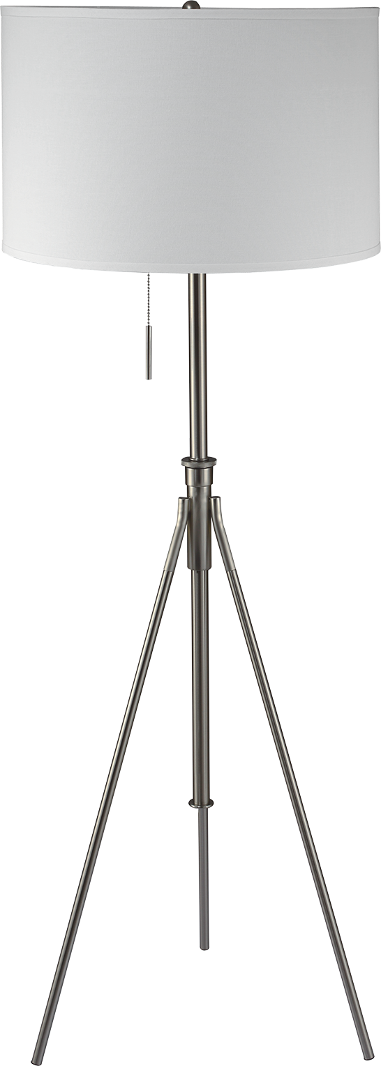 58" - 72"H Adjustable Tripod Floor w/ KD Shade (1PCS/CTN) (1.78/9.9)