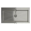 Reed - Deluxe Laundry Cabinet With Pull-Out Faucet And Stainless Steel Sink by Unique Piece Furniture