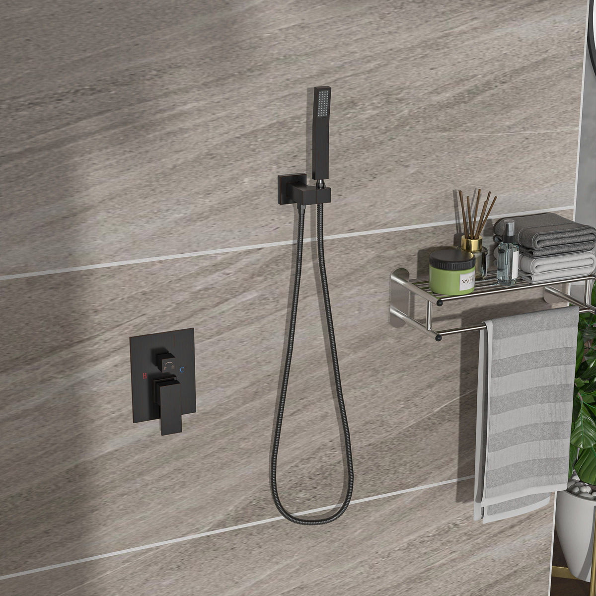 Dual Shower Head System With Ceiling Mount And Rough In Valve, photo 16 of 27