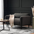 Loveseat Sofa - 50" Dark by HouseOfZazla