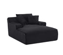 Cloudline - Oversized Chaise Lounge, Modern Comfy Couch With Full Foam Cushioning, Cozy Sleeper Sofabed by HouseOfZazla