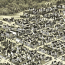Vintage Map of Clarion, Pennsylvania 1896