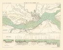 Vintage Map of Québec, Canada 1882