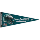 Philadelphia Eagles Super Bowl LIX NFC Champions Premium Pennant by Dynasty Sports & Framing
