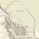 Vintage Map of Annaba, Algeria 1886