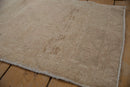 1.5x4 Vintage Distressed Oushak Rug Mat Runner
