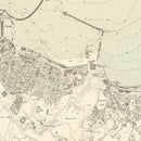 Vintage Map of Algiers, Algeria 1886