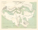 Vintage Map of Dunedin, New Zealand 1889