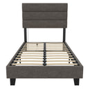 Paloma - Twin Bed With Dual USB Port - Linen by Unique Piece Furniture