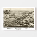 Vintage Map of Collegeville, Pennsylvania 1894