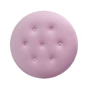 Yolanda - Round Upholstered Accent Ottoman by HouseOfZazla