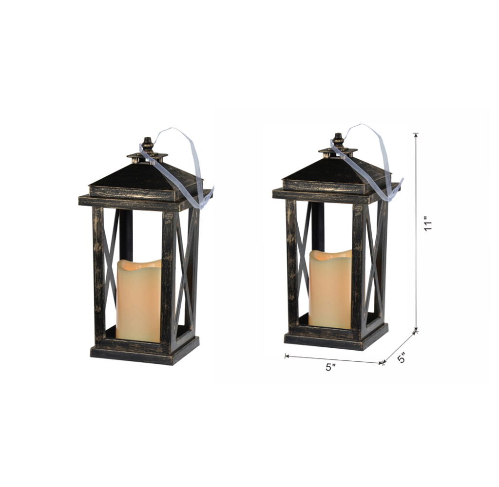 Menifee - Lantern With Led Candle (Set of 2), photo 11 of 14