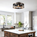 20'' Cage Ceiling Fan With Remote Control by HouseOfZazla