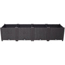 Deep Raised Garden Bed Plastic Planter Boxes