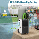154 Pints Commercial Dehumidifier with Pump and Drain Hoses by LJGDeals