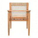 7 Pieces Acacia Wood Outdoor Dining Set with Cushions by HouseOfZazla