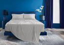 BedGear Vertex Sheet Set, Light Grey, Split King / Split Cal King by HouseOfZazla