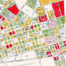 Vintage Map of Palo Alto, California 1925