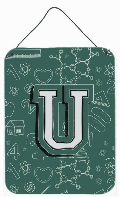 Letter U Back to School Initial Wall or Door Hanging Prints CJ2010-UDS1216