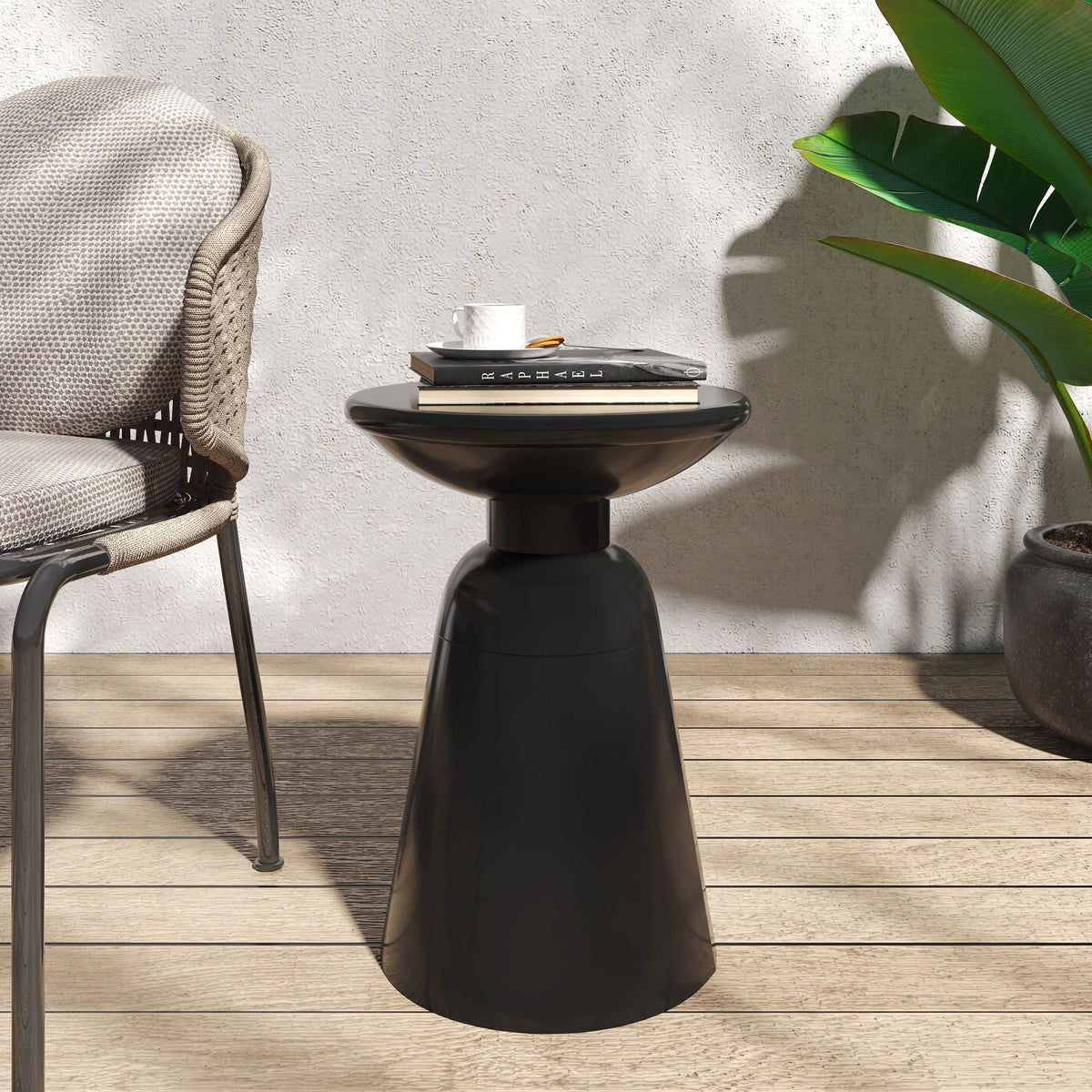 Outdoor Modern Metal End Large Table, photo 19 of 37