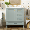 30" Bathroom Vanity with Sink Combo Set