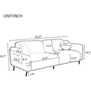 83.9"Upholstered Sofa for Living Room, Bedroom, and Apartments