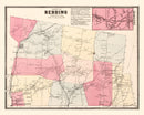 Vintage Map of Georgetown, Connecticut 1867
